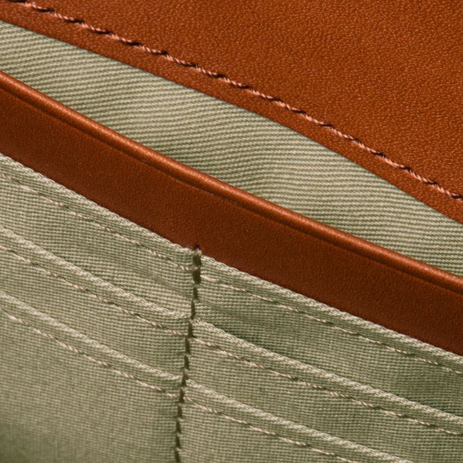 MARGARET HOWELL idea ベンジャミン 長財布 ダークブラウン