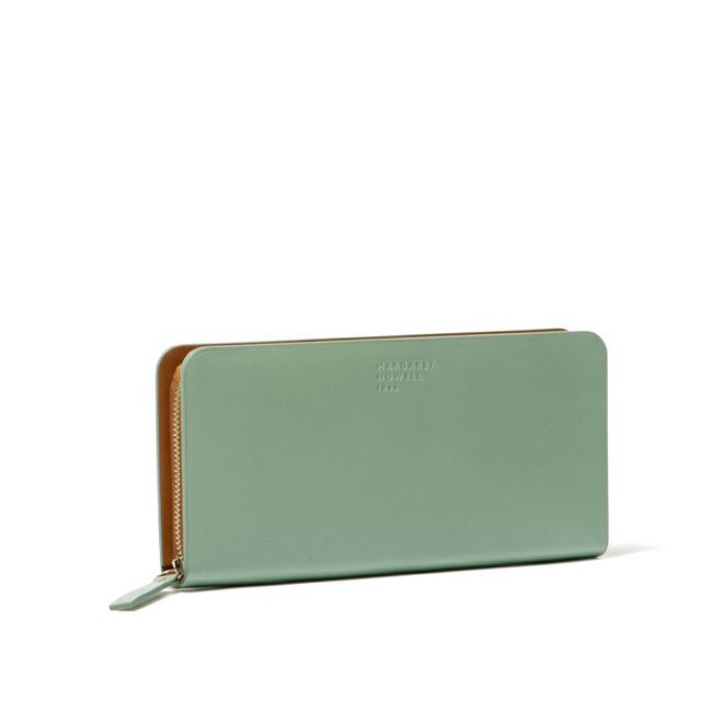 MARGARET HOWELL idea ベンジャミン ラウンドファスナー長財布 ブルー