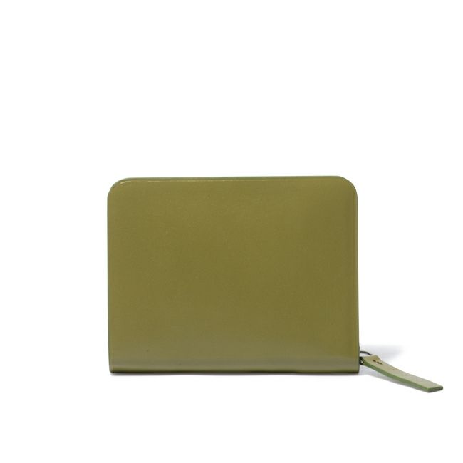MARGARET HOWELL idea ベンジャミン ラウンドファスナー折り財布（A） オリーブ