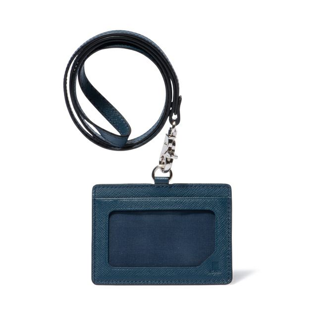 LANVIN COLLECTIONcouleur du vin IDカードホルダー ブルー