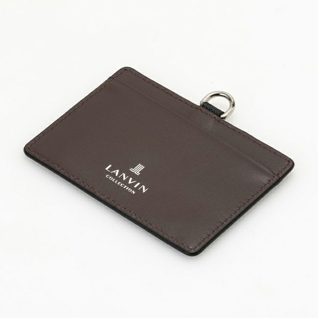 LANVIN COLLECTIONcouleur du vin IDカードホルダー ブラック