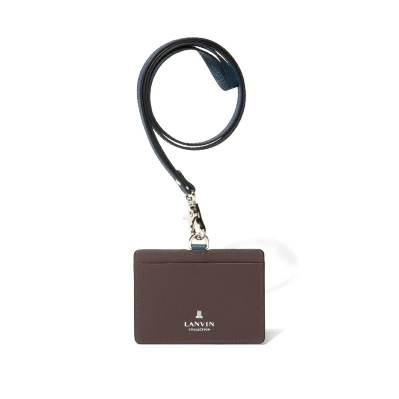 LANVIN COLLECTION couleur du vin IDカードホルダー ブルー