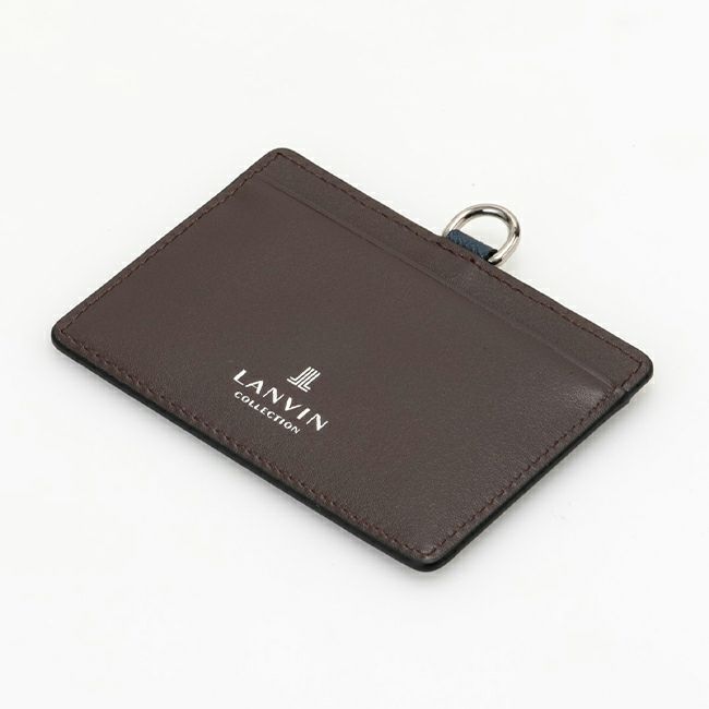 LANVIN COLLECTIONcouleur du vin IDカードホルダー ブルー