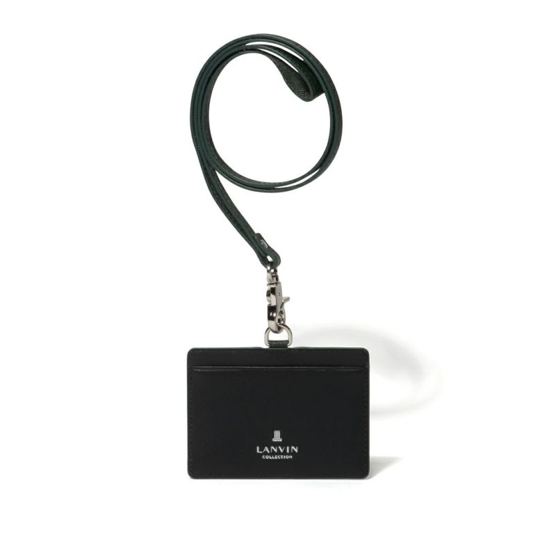 LANVIN COLLECTION couleur du vin IDカードホルダー グリーン