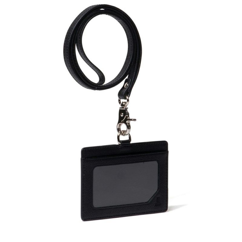 LANVIN COLLECTION couleur du vin IDカードホルダー ブラック