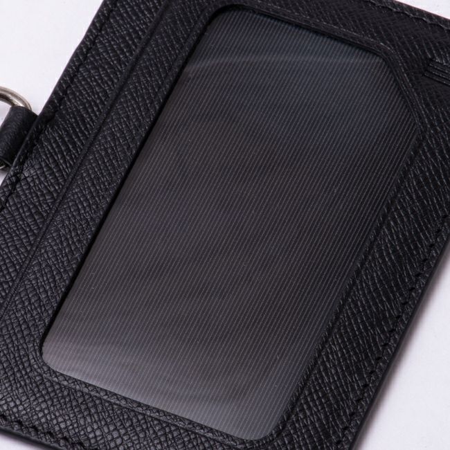 LANVIN COLLECTIONcouleur du vin IDカードホルダー ブラック