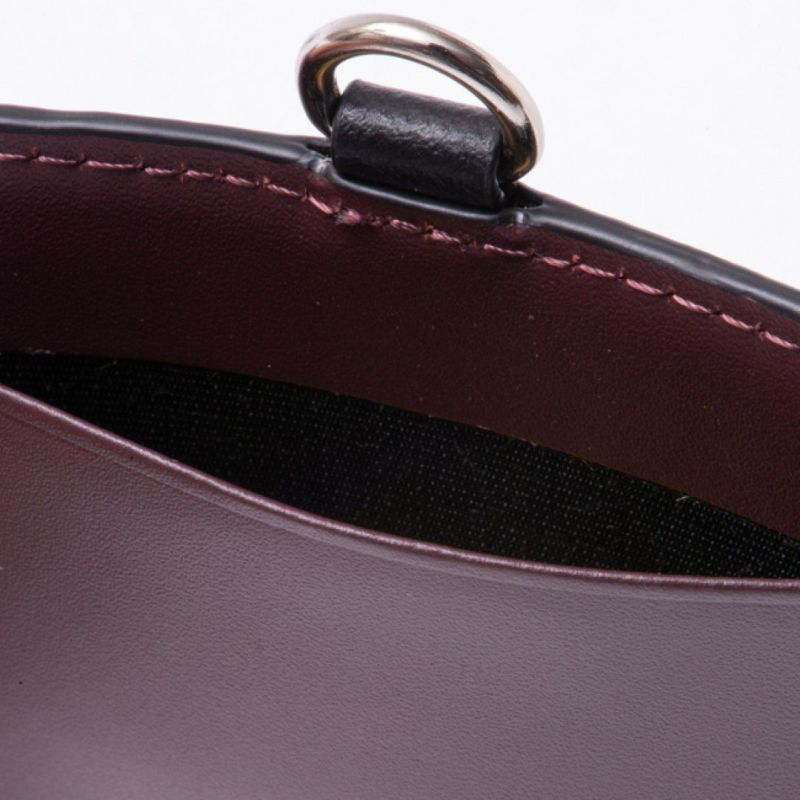 LANVIN COLLECTION couleur du vin IDカードホルダー ブラック