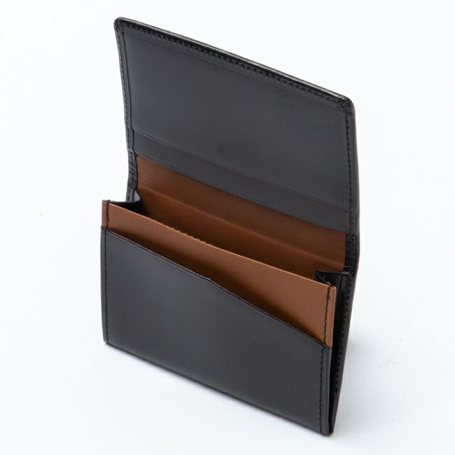 MARGARET HOWELL idea エージングエフェクト 名刺入れ ブラック