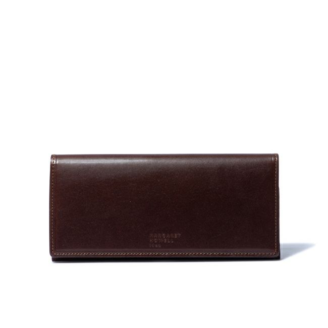 MARGARET HOWELL ideaエージングエフェクト 長財布 チョコ