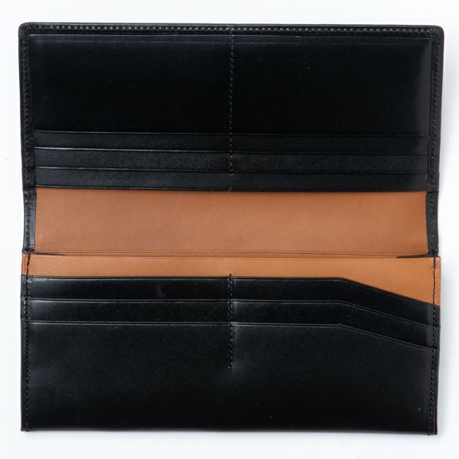 MARGARET HOWELL ideaエージングエフェクト 長財布 ブラック