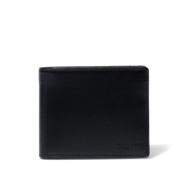 【新品】マーガレットハウエル✨ナチュラルタンニング 2つ折り財布 ブラック MARGARET HOWELL idea ナチュラルタンニング 折り財布 商品｜THE