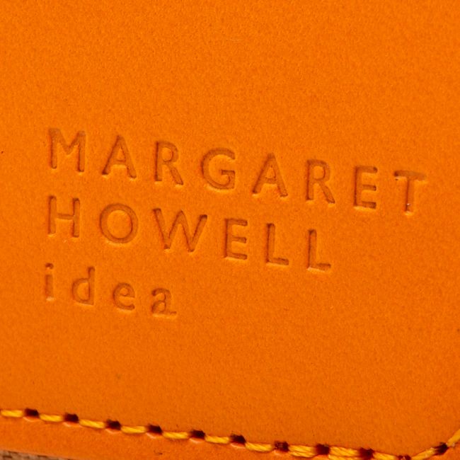 MARGARET HOWELL idea ナチュラルタンニング ラウンドファスナー縦型折り財布