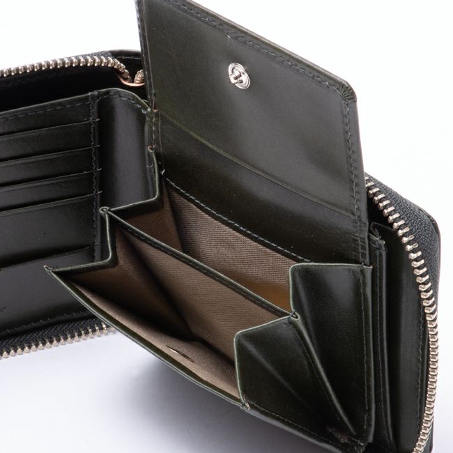 新品　MARGARET HOWELL ロチェ ラウンドファスナー折り財布 MARGARET HOWELL idea（マーガレット・ハウエルアイデア）の