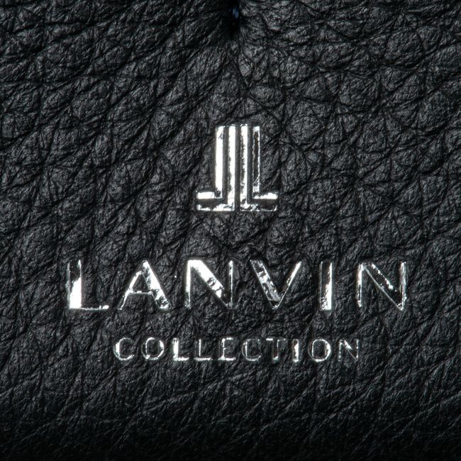 LANVIN COLLECTION DEER SKIN かぶせ型長財布