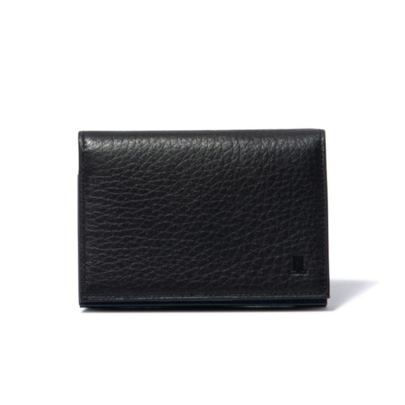 LANVIN COLLECTION DEER SKIN 名刺入れ ブラック