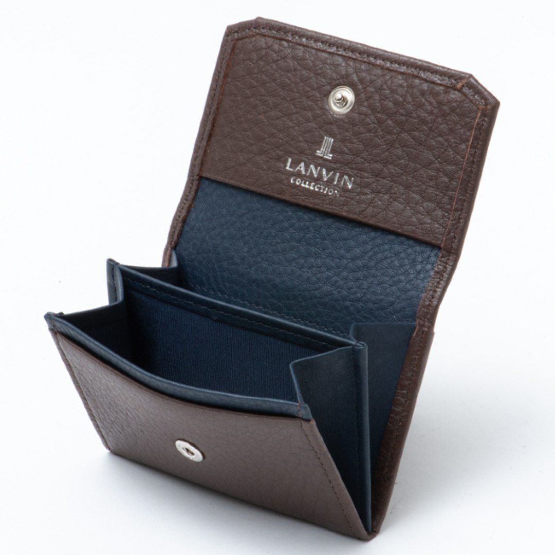 LANVIN COLLECTION DEER SKIN 小銭入れ チョコ