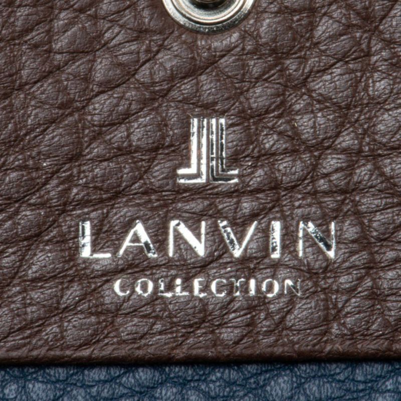 LANVIN COLLECTION DEER SKIN 小銭入れ チョコ