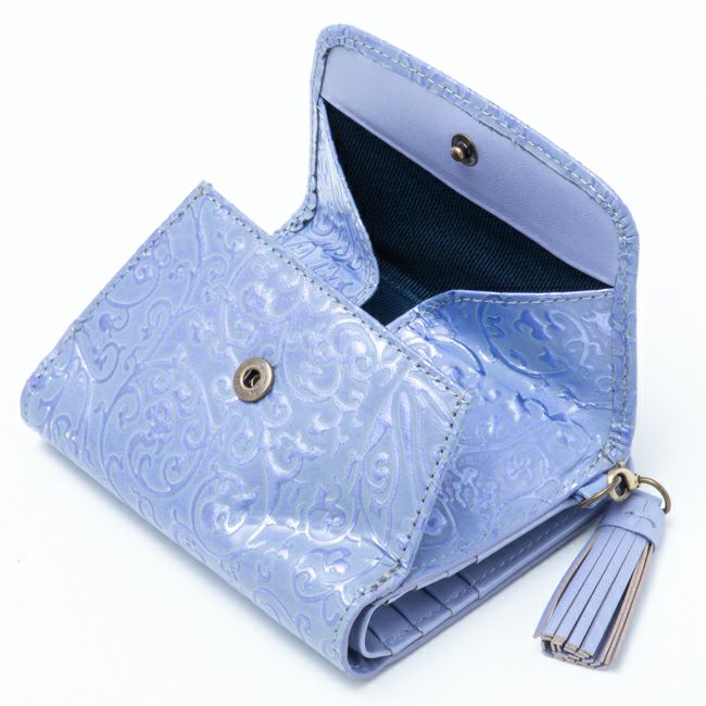 SHiME FLOWER アラベスク BOX小銭入れ付き折り財布 商品｜THE BAGMANIA