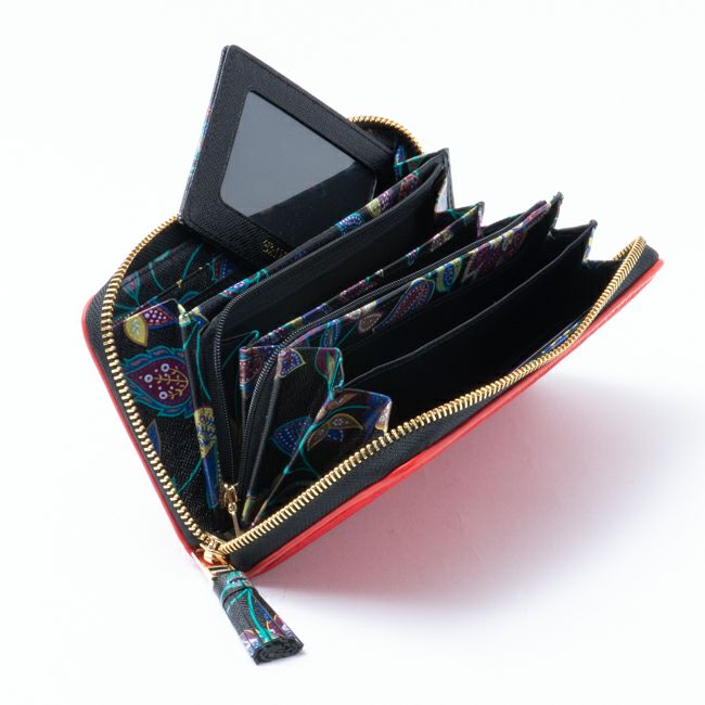 SHiME FLOWER ギャザリー 長財布