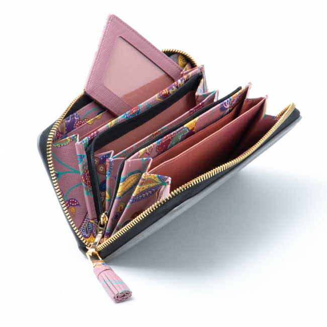 SHiME FLOWER ギャザリー 長財布