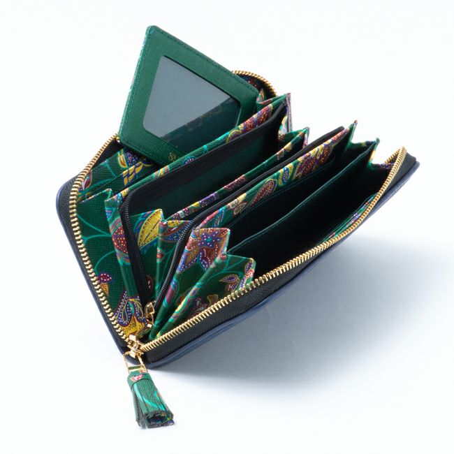 SHiME FLOWER ギャザリー 長財布