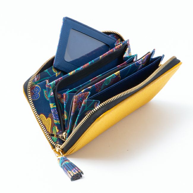 SHiME FLOWER ギャザリー 長財布