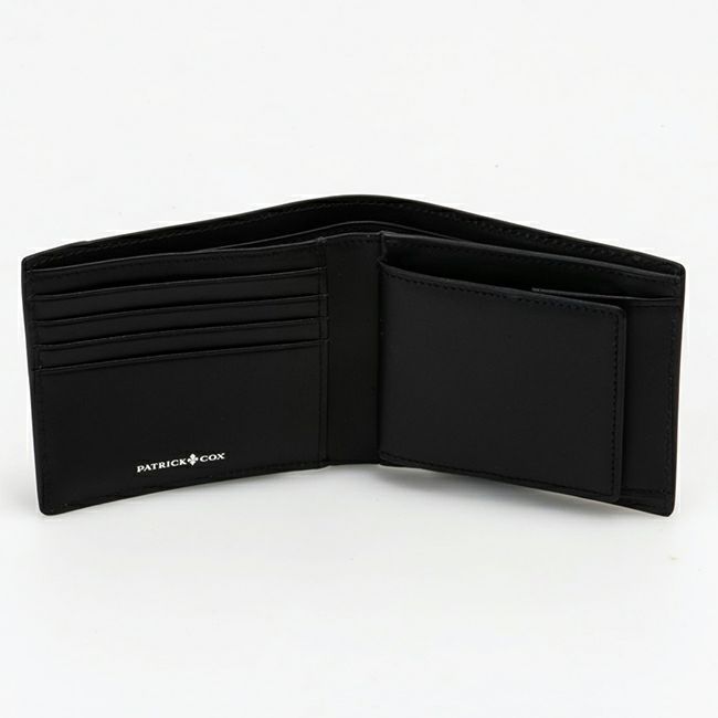 PATRICK COX プレイドキングス 小銭入付二つ折り財布 グレー