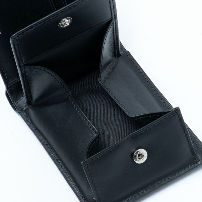 PATRICK COX プレイドキングス 小銭入付二つ折り財布 ブラック