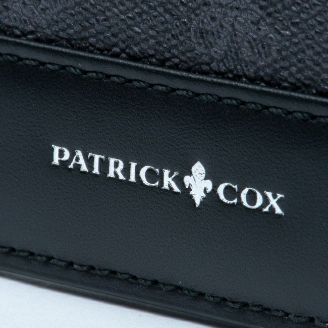 PATRICK COX プレイドキングス 小銭入付二つ折り財布 ブラック