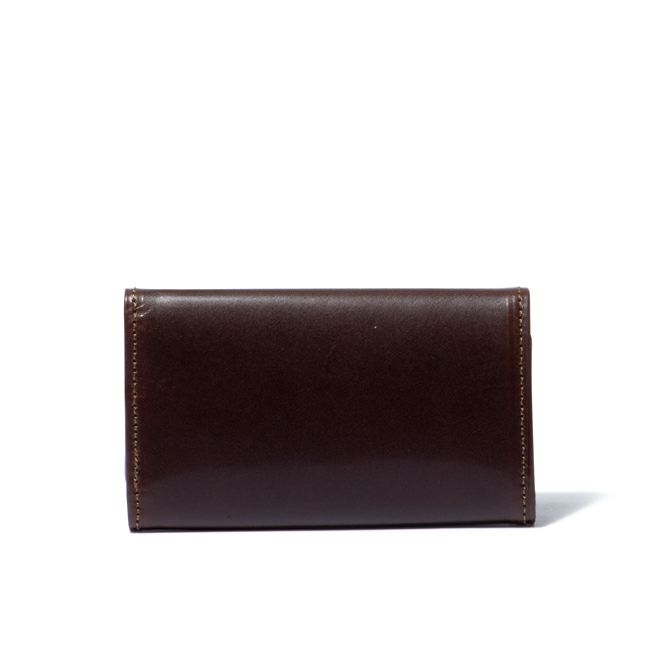 MARGARET HOWELL ideaエージングエフェクト キーケース付き札入れ チョコ