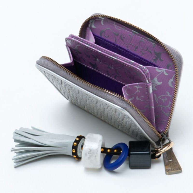 SHiME FLOWER カルタス マルチケース シルバー