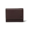 LANVIN COLLECTION DEER SKIN 小銭入れ付き三つ折り財布 チョコ