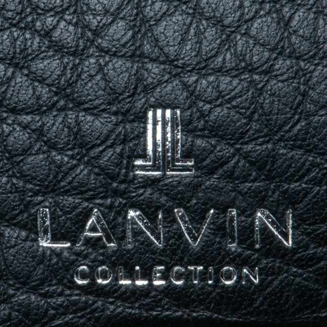 LANVIN COLLECTION DEER SKIN 小銭入れ付き三つ折り財布