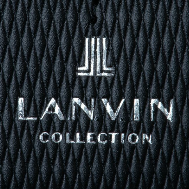 LANVIN COLLECTION LEATHER COMBINATION かぶせ型長財布