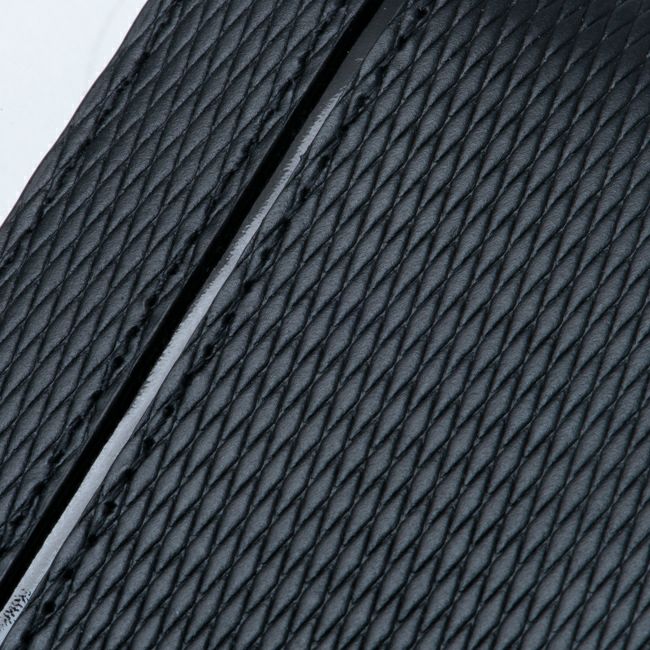 LANVIN COLLECTION LEATHER COMBINATION かぶせ型長財布 ブラック