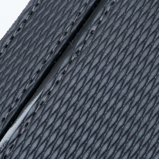 LANVIN COLLECTION LEATHER COMBINATION ラウンドファスナー長財布 グレー