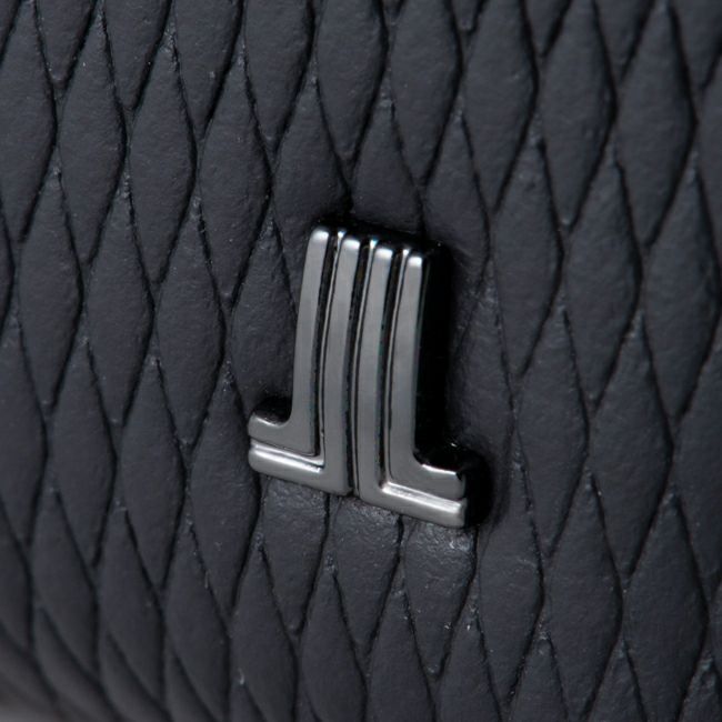 LANVIN COLLECTION LEATHER COMBINATION ラウンドファスナー長財布 グレー