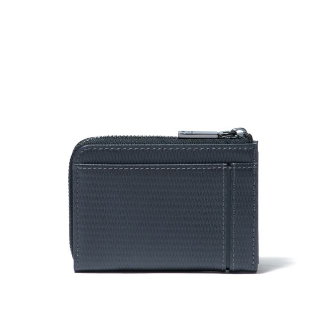 LANVIN COLLECTION LEATHER COMBINATION L字ファスナー型小銭入れ グレー