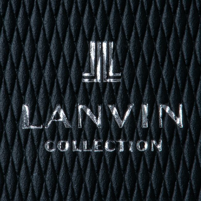 LANVIN COLLECTION LEATHER COMBINATION 小銭入れ付き二つ折り財布(縦型)