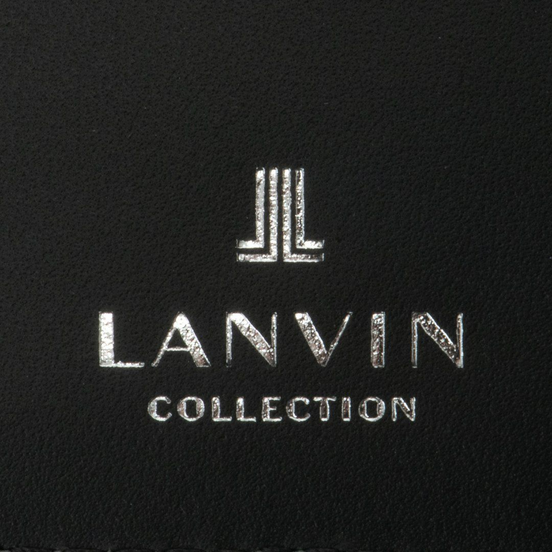 LANVIN COLLECTION couleur du vin 小銭入れ付き二つ折り財布(縦型) グリーン
