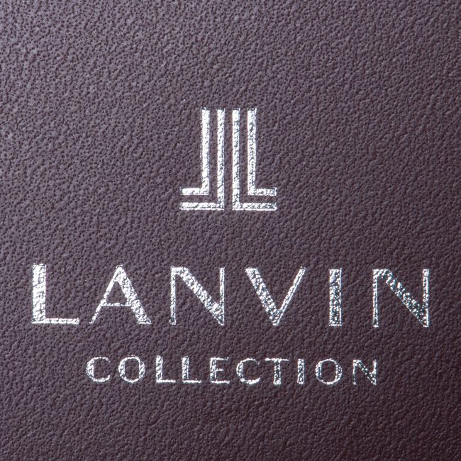 LANVIN COLLECTION couleur du vin 小銭入れ付き二つ折り財布(縦型)