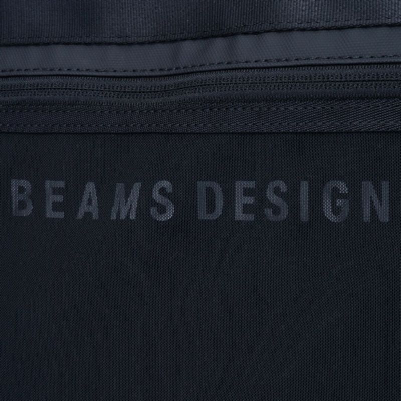 BEAMS DESIGN ELASTIC MESH ショルダーバッグ【BMMH0BS1】 ブラック