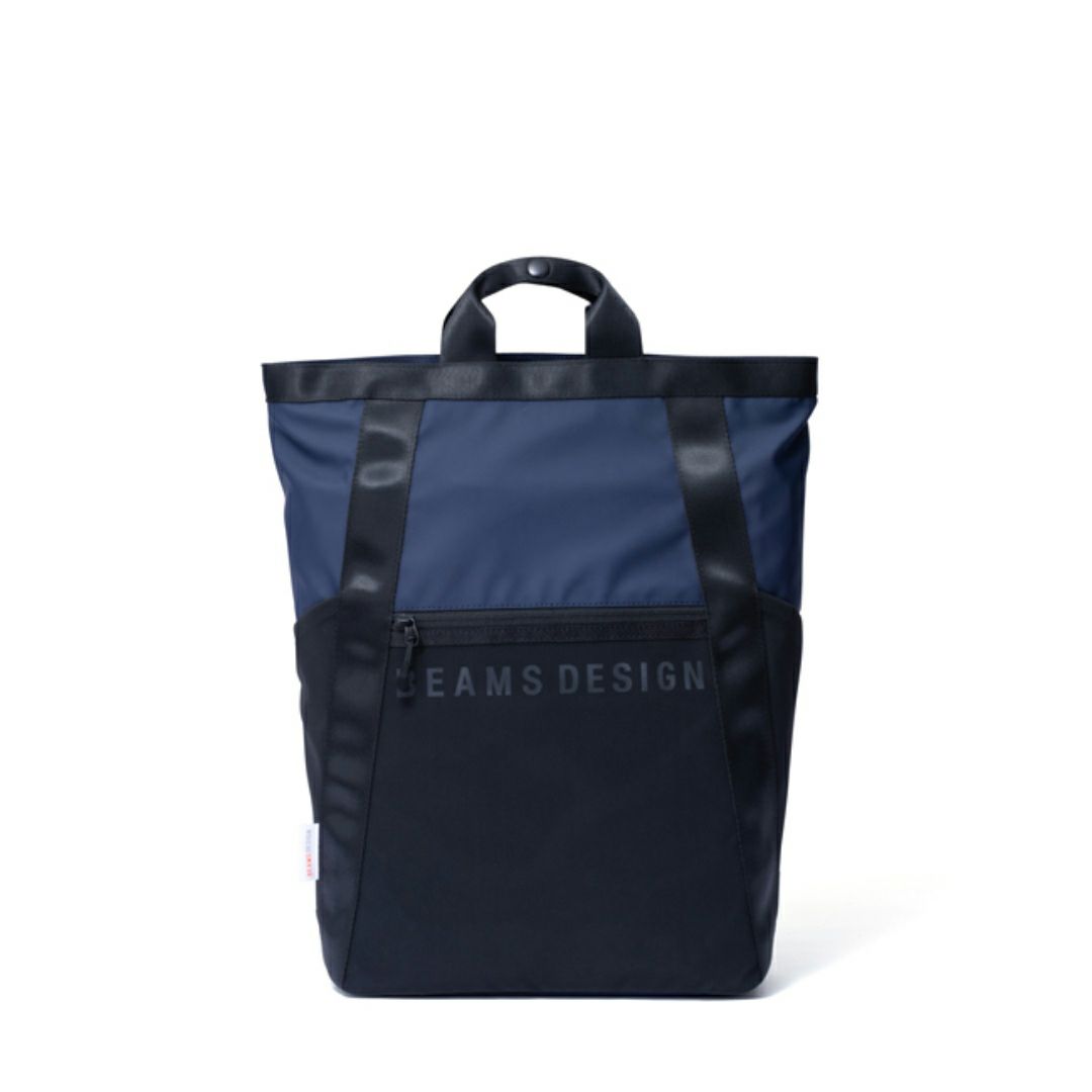 BEAMS DESIGN ELASTIC MESH 2WAYバックパック【BMMH0BR2】 ネイビー