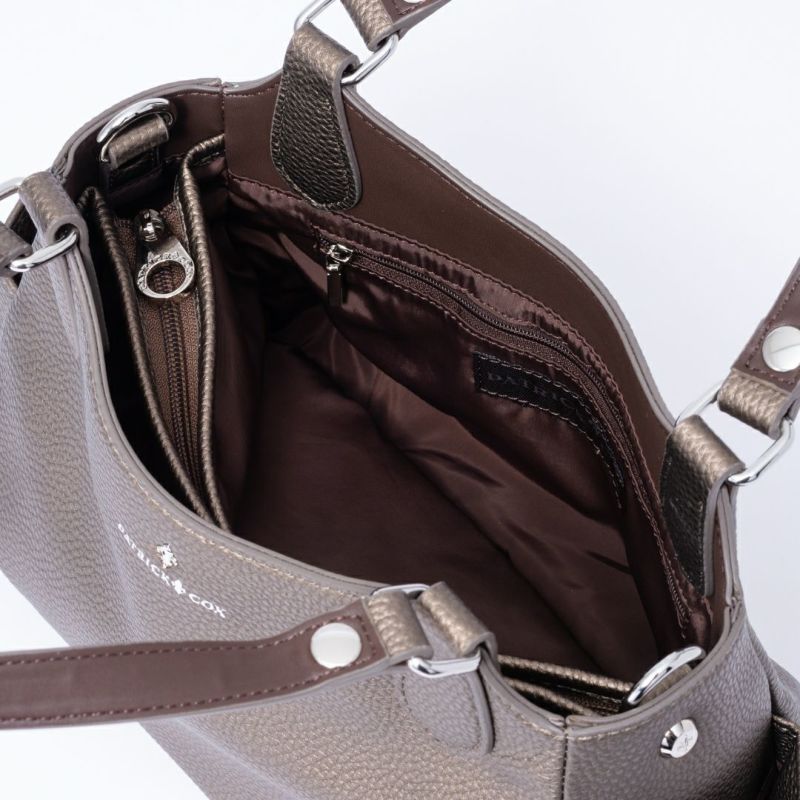 【極美品】PATRICK COX シボ革 トートバック 2way 大容量 三層式 セール】PATRICK COX フェザー 2WAYハンド 商品|THE BAGMANIA