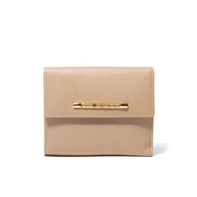 Ubyungaro 二つ折り財布 ベージュ セール】U by ungaro アイガー 外ポケット二つ折り財布 商品