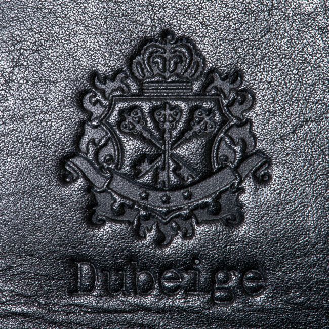 Dubeige ADVAN LEATHER ラウンドファスナー縦型折り財布 ネイビー