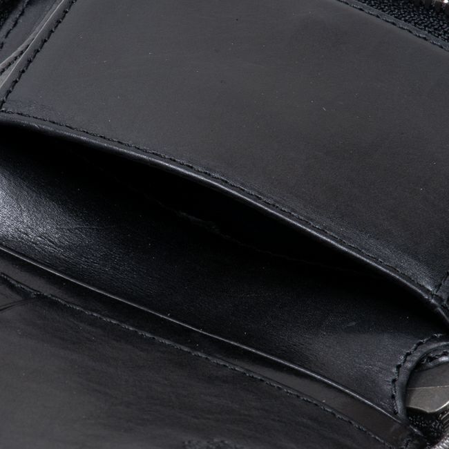 Dubeige ADVAN LEATHER ラウンドファスナー縦型折り財布 ネイビー