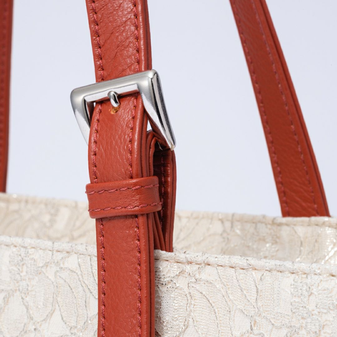 SHiME FLOWER ダブルレース トート