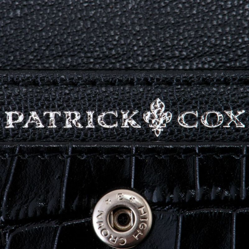 【60%OFF】PATRICK COX イタリークロコ 長財布