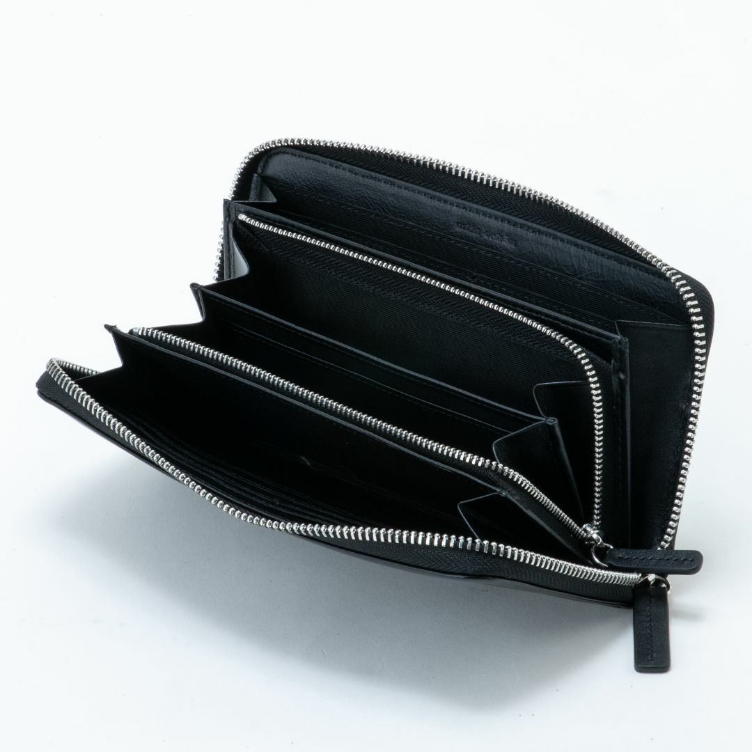 mila schon SHADOW SMOOTH ラウンドファスナー長財布 ブラック